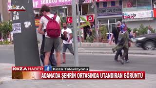 ADANA’DA ŞEHRİN ORTASINDA UTANDIRAN GÖRÜNTÜ [upl. by Kinata]