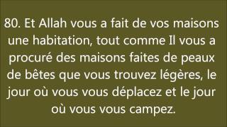 Coran Sourate 16 An Nahl Les Abeilles النّحل [upl. by Waldman]