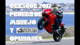 Honda cbr300r 2017 Pimeras Impresiones [upl. by Anirok]