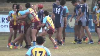 1482012 Bazs try from the Keebra vs Coombabah Hancock Cup grand final [upl. by Arded793]