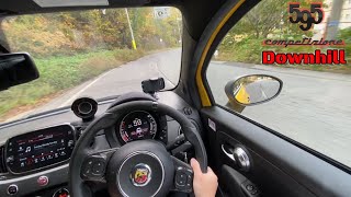 【ABARTH595】蔵王ドライブ下り主観広角撮影 Zao drive [upl. by Orihakat634]