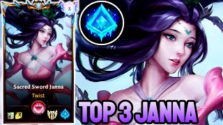 WILD RIFT JANNA  TOP 3 JANNA GAMEPLAY  CHALLENGER RANKED [upl. by Petua]