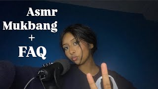 ASMR mukbang  FAQ [upl. by Serafine468]