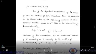 Heteroscedasticity  Nature Causes and Consequences [upl. by Aluk]