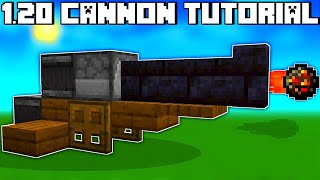 🦅 Minecraft Bedrock 120  Cannon Tutorial [upl. by Frayne]