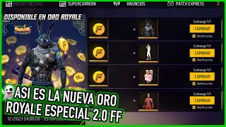 Asi es la Nueva Oro Royale Especial 20 del Conejo Electrico y Favoritos Que Llegara a FF Latam 👻🎁 [upl. by Tosch]