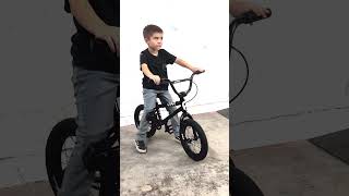 14” BMX bike VS 16” BMX bike 6 years old and just under 46” bmx bikesizing [upl. by Tekcirc]