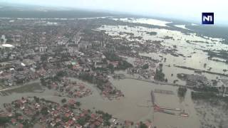 Poplave u regionu Potopljeni kopovi u Kolubari Obrenovac i Krupanj ekskluzivni snimci [upl. by Yenffit]