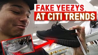 FAKE YEEZYS AT CITI TRENDS [upl. by Checani]