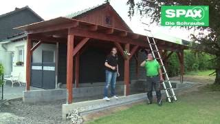 CARPORT bauen mit SPAX [upl. by Veriee]