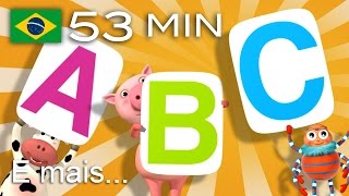 Canção do ABC  E muitas mais Canções de Ninar  Compilação com 53 minutos da LittleBabyBum [upl. by Lambard]