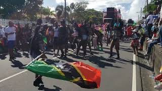 St Kitts Carnival Parade Up Greenlands 2023 [upl. by Nyledaj453]