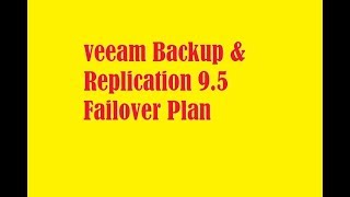 Veeam Backup Failover Plan [upl. by Ellenaj]