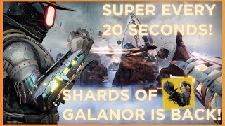 Blade Barrage Every 30 Seconds with Shards of Galanor  Destiny 2 Solar Hunter Build [upl. by Takeo]