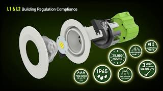 Luceco FType LED Downlight  Screwfix [upl. by Germayne]