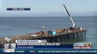 Capitola Wharf grand opening pushed back due to shipping issues [upl. by Leay237]