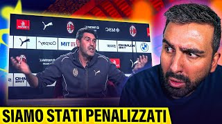 FONSECA LO HA DETTO quotSIAMO STATI PENALIZZATIquot [upl. by Trutko702]