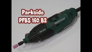 Parkside PFBS 160 B2 unboxing precision multigrinder [upl. by Mace471]