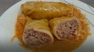 Sarma Recipe  Cabbage Rolls With Sauerkraut  Croatian Cooking [upl. by Idleman]