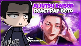 jujutsu kaisen react ao rap do suguru geto  gosto do mal novatroop gacha club [upl. by Frerichs]