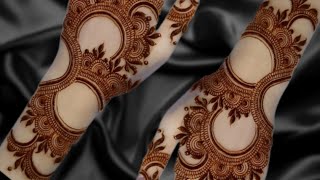 Attractive Back Hand Simple Arabic Mehndi Designs For Begginer ll New Easy Arabic Mehndi Designs [upl. by Rettke]