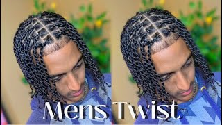 Mens 2 Strand Twist  •BraidsbyTyTi [upl. by Cocke424]