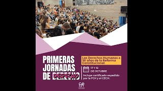 PRIMERAS JORNADAS DE DERECHO [upl. by Harrod]