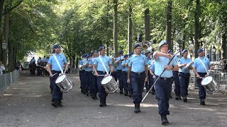 Orkest Kon Marechaussee  Oefening Prinsjesdag Bereden Brigade Kon Marechaussee  2024 [upl. by Lasyrc695]