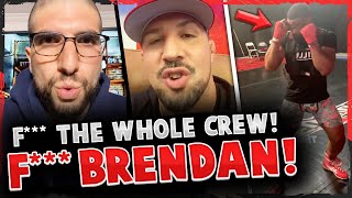 Ariel Helwani SNAPS at Brendan Schaub AGAIN Tyron Woodley BEGINS TRAINING for Jake Paul REMATCH [upl. by Torey]