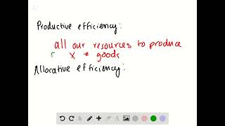 What is productive efficiency Allocative efficiency [upl. by Stoller]