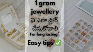 Simple ways to store our jewellery  Best methods to store our jewellery  care for our jewellery [upl. by Bridgette634]