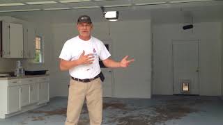 Handyman Business  Painting garage floor 1 of 3 [upl. by Hgieloj]