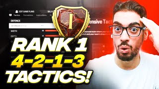 THE BEST RANK 1 META 4213 FORMATION amp CUSTOM TACTICS FOR EAFC 24 ULTIMATE TEAM [upl. by Shelbi386]