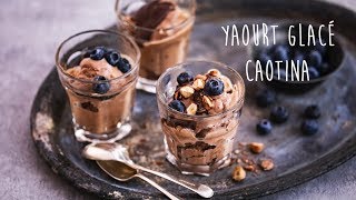 Recette Yaourt Glacé Caotina [upl. by Nabla614]