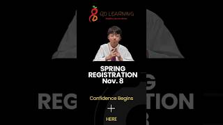 QD Learning Spring Registration Opens at November 08 [upl. by Okir570]