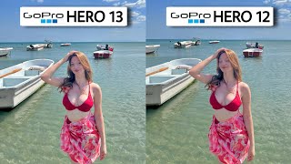 Gopro Hero 13 Black Vs Gopro Hero 12 Black Camera Test Comparison [upl. by Xila292]