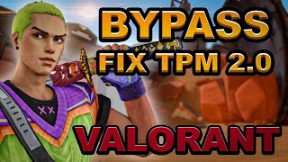 VALORANT TPMHVCI BYPASS FREE [upl. by Simona]