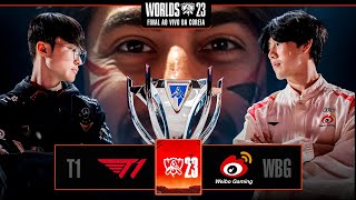 T1 x Weibo Gaming  FINAL DO WORLDS 2023  AO VIVO  Transmissão completa com imagens [upl. by Jim]