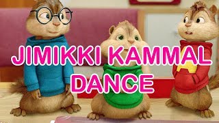 Jimikki Kammal Dance Perfomance by Alvin and the Chipmunks [upl. by Magree889]