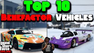 Top 10 Benefactor Vehicles in GTA Online [upl. by Eigla]