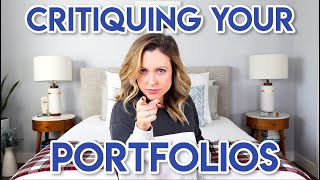 CRITIQUING YOUR PORTFOLIOS [upl. by Millie]