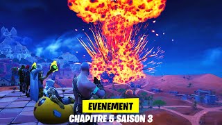 EVENEMENT FIN DE SAISON 3 CHAPITRE 5  🔥 FORTNITE LIVE EVENT [upl. by Nyrret959]