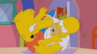 The Simpsons  Bart and Homer Fight [upl. by Tedi]