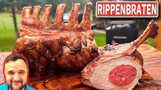 RIPPENBRATEN vom Spanferkel  Klaus grillt [upl. by Athalee]