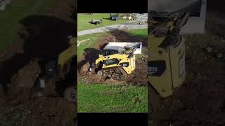 Smooth Operator Skid Steer Land Planer at Work heavyequipment [upl. by Melone442]