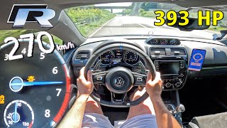 VW SCIROCCO R STAGE 2 pushed to the LIMIT on the AUTOBAHN [upl. by Nador301]