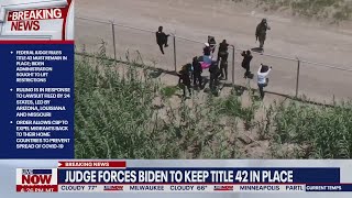 Title 42 can continue at the border federal judge rules  LiveNOW from FOX [upl. by Nytsirt]