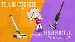 🏠 Bissell Crosswave x7 Vs Kärcher FC7 in 3min eng 🏠 [upl. by Aicat]