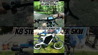 K8 STEALTH BOMBER ENDURO EBIKE COMING BACK SOON CHICAGO URBAN JUNGLE RIDE ALONG UP TRAILS 4K POV [upl. by Suu]