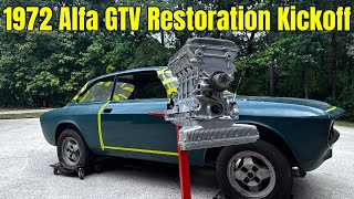 Restoring a Classic My 1972 Alfa Romeo GTV 2000 Journey Begins Episode 1 [upl. by Illyes161]